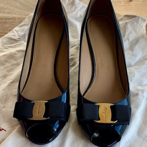 Salvatore Ferragamo Mid-Wedge Pump